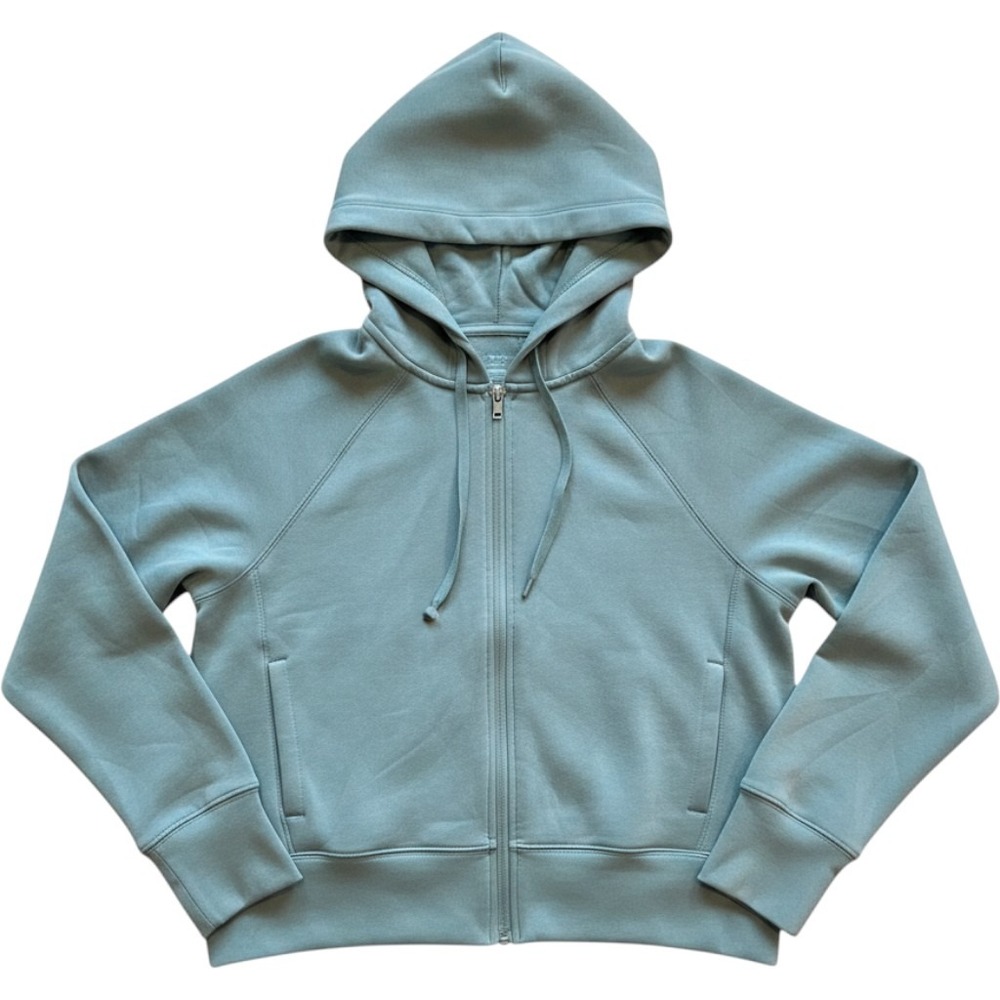 Bailey/44 Womens Sage Green Full Zip Raglan Hoodie Sweatshirt Size L 1955JA